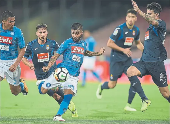  ?? FOTO: GETTY ?? Insigne gusta mucho a Jürgen Klopp y apostará por él si se marcha Coutinho