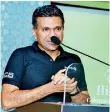  ??  ?? LIMRA Holdings Managing Director Nabhan Akeel - the diversifie­d holding company of DCS Internatio­nal - addressing the gathering