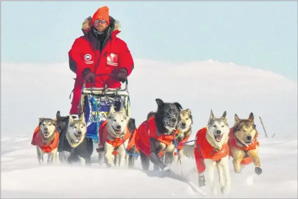  ?? SUBMITTED ?? Bradley Farquhar recently completed the Iditarod, a grueling 1,000-mile trek through the Alaskan wilderness. Farquhar describes the experience as an emotional roller coaster that pushed his body and mind to its limits.