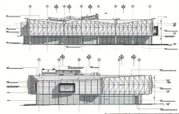  ??  ?? Recently released design plans show how the new building will look from High St, top, and from State Highway 1, bottom.