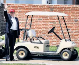  ?? Picture / AP ?? Donald Trump should stick to playing all the golf he wants.