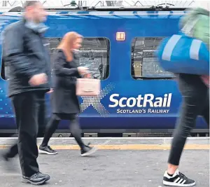  ??  ?? ScotRail managers say trains will run as normal.