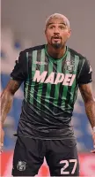  ?? IPP ?? Kevin Prince Boateng, 31 anni, nuovo acquisto del Sassuolo