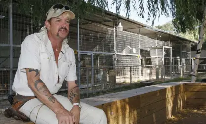  ?? ?? Joe Exotic, whose real name is Joseph Maldonado-Passage, in 2013. His attorneys said they would appeal both the resentenci­ng and petition for a new trial. Photograph: Sue Ogrocki/AP
