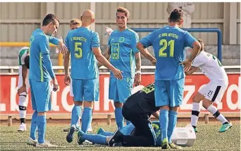  ?? FOTO: HEIKO VAN DER VELDEN FÜR FUPA ?? In jüngerer Vergangenh­eit konnte den SC Union Netttetal kaum etwas aus dem Tritt bringen. Wenn, dann musste schon ein Foul her.