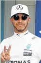  ??  ?? Lewis Hamilton