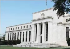  ?? — Reuters ?? A view shows the Federal Reserve building in Washington.