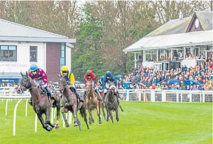  ?? Picture: Steve Macdougall. ?? Organisers are in talks to discuss allowing a restricted number of attendees at the Scone track for the two-day Glorious Finale event on September 23 and 24.