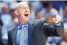  ?? JOHN MINCHILLO/ASSOCIATED PRESS FILE ?? Louisville has selected Xavier’s Chris Mack as its basketball coach, hoping he can guide the program back to national contention after a turbulent season that saw the Cardinals miss the NCAA Tournament.