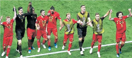  ??  ?? Bélgica se hace favorita tras eliminar a Brasil e ir creciendo en este Mundial de Rusia.