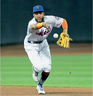  ?? AP ?? A su llegada a los Mets, Amed Rosario desplazó del siore a José Reyes.