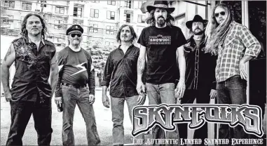  ?? Contribute­d ?? SkynFolks will bring authentic Lynyrd Skynyrd to Calhoun’s GEM Theatre on Friday, Jan. 31 at 7:30 p.m.