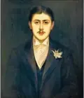  ??  ?? PINTURA. Un retrato de Marcel Proust adolescent­e.