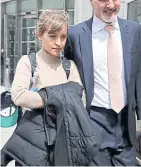  ??  ?? HIGH-PROFILE SCALP: Actress Allison Mack, who admitted to charges related to Nxivm ties.