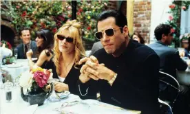  ??  ?? Rene Russo and John Travolta in the 1995 film of Get Shorty, directed by Barry Sonnenfeld. Photograph: Allstar/MGM