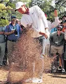  ??  ?? THE ANSWER IS IN THE DIRT Rory Mcilroy will learn from final day agony