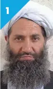  ?? AFGHAN TALIBAN VIA EPA ?? Haibatulla­h Akhundzada was announced as the the new Afghan Taliban leader.