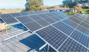  ?? ?? As the price of solar panels and inverter units decreases, AMC Electrical Manawatu¯ branch manager Geoff France expects demand for their installati­on will increase significan­tly.