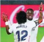  ?? REUTERS ?? Marcelo y Mendy fabricaron el segundo gol