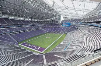  ?? JIM MONE AP FILE PHOTO ?? US Bank stadium in Minneapoli­s, where the Super Bowl will take place Feb. 4.