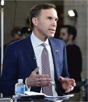  ?? PHOTO D’ARCHIVES ?? Le ministre Bill Morneau est toujours empêtré dans une histoire de placements.