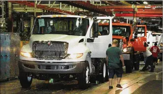  ?? JEFF GUERINI / STAFF ?? Navistar is a significan­t employer locally, with about 1,800 workers in the facility. Thousands of the company’s retirees also live in the area.