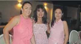  ??  ?? Thelma Lugo Hoyos, Martha Sabido Gómez y Lety Gutiérrez Tass.