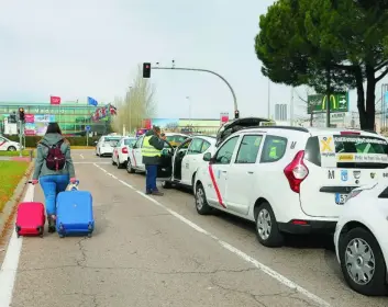  ?? JESÚS G. FERIA ?? La huelga del taxi del pasado enero ha incidido con fuerza en los resultados semestrale­s