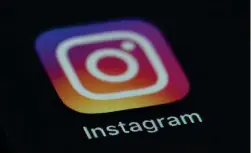  ?? ?? THE INSTAGRAM app icon on the screen of a mobile device in New York. (AP)