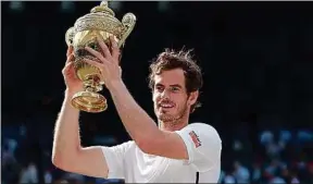  ??  ?? Double vainqueur de Wimbledon, l’Ecossais sera à Montpellie­r en février.