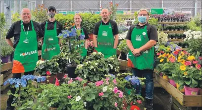  ??  ?? Homebase Oban staff, left to right, Donald Hay, Owen Walker, Kerry-Anne Warne, Andy MacDonald and Curtis Hewitt are the pick of the crop.