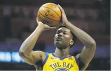  ?? Sue Ogrocki / Associated Press ?? Damian Jones, who has spent most of his NBA career in the G League, is getting quality minutes with the Warriors.