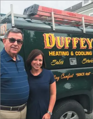  ?? SUBMITTED PHOTO ?? D.E. Duffey &amp; Sons, Inc. president Dan Duffey and daughter Kate.