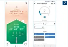  ??  ?? (7) Besonders komfortabe­l lassen sich die Luftreinig­er von Philips und Dyson steuern: Sie verfügen über eine praktische App-Steuerung
