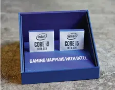  ??  ?? Intel desktop CPUS still game like champs.