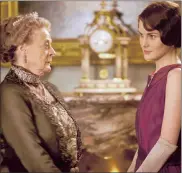  ??  ?? Maggie Smith and Michelle Dockery in the award-winning
the fifth season of which is scheduled to start on DStv’s BBC First (channel 119) at 7.30pm on Sunday.
Right: Dustin Hoffman and Judi Dench in the film version of the Roald Dahl children’s novel...