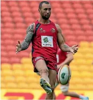  ??  ?? Quade Cooper used to be quite a good player.