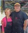  ?? COURTESY OF THE TAFTS ?? Kathy and Ken Taft started Sasha’s Salad and Sandwich Dressing, based in Mukwonago, in 2006.