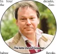  ??  ?? The late David Graeber