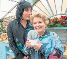  ?? Picture: C4/love Production­s/pa. ?? Sandi Toksvig is stepping down from The Great British Bake Off role she has shared with Noel Fielding.