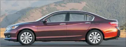  ??  ?? Apparently input from current owners shaped the new Accord. And that shape is smaller and better looking.