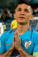  ??  ?? Sunil Chhetri