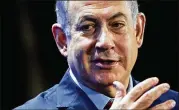  ?? ANDREW HARRER/BLOOMBERG ?? Israeli Prime Minister Benjamin Netanyahu supports the so-called “nation-state bill” aimed at boosting Israel’s Jewish character. The bill clarifies the nation’s purpose and pinpoints national symbols.