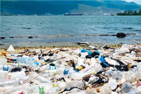  ?? FILE ?? Plastic bottles that are improperly disposed of cause litter, which is not only unsightly, but blocks drains, leading to flooding during rains, and creates breeding sites for mosquitoes.