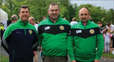  ??  ?? Transplant Team Ireland has three Rebel men on its panel. From left Mike Keohane of Roscarbery, Michael Kiely from Mitchelsto­wn and Pat O’Sullivan from Mallow Photo: Arthur Carron