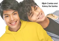  ??  ?? Elijah Canlas and Kokoy De Santos