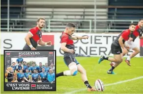  ??  ?? Les Lyonnais, vainqueurs du championna­t de France universita­ire à VII, sont qualifiés pour les Jeux Européens à Belgrade en juillet. Photos DR