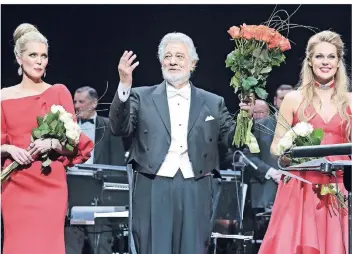 ?? FOTO: IMAGO ?? Der spanische Opernsänge­r Plácido Domingo nach einem Konzert in Kiew.