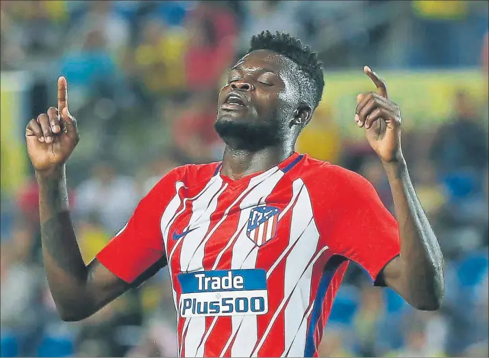  ?? FOTO: EFE ?? Thomas Partey se está ganando a todos en el Atlético de Madrid Se está haciendo fijo en los planes de Diego Simeone