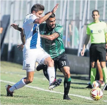  ?? (GENTILEZA DIARIO DE CUYO) ?? Un duelo aparte. Será el que tendrán esta tarde Nahuel Tenaglia y Emanuel Denning.